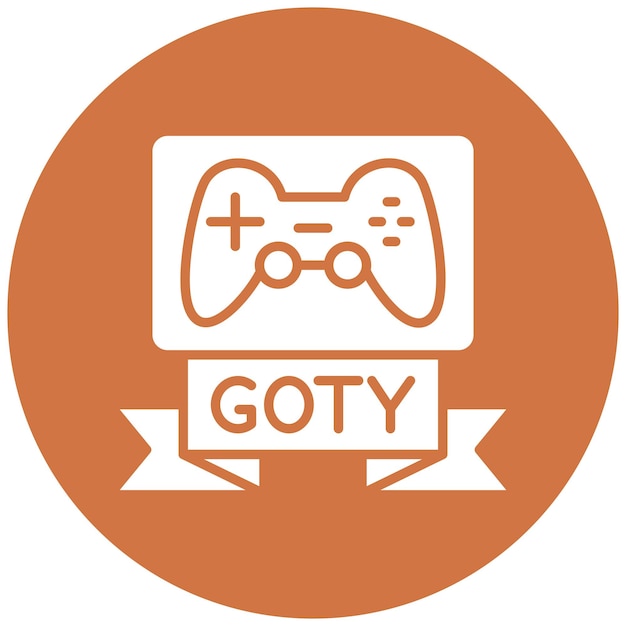 Diseño vectorial Estilo de icono de la edición de Gotty