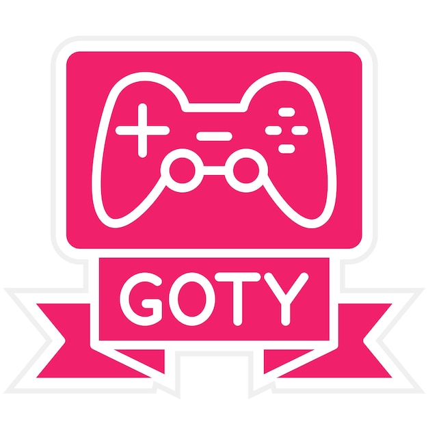 Diseño vectorial Estilo de icono de la edición de Gotty