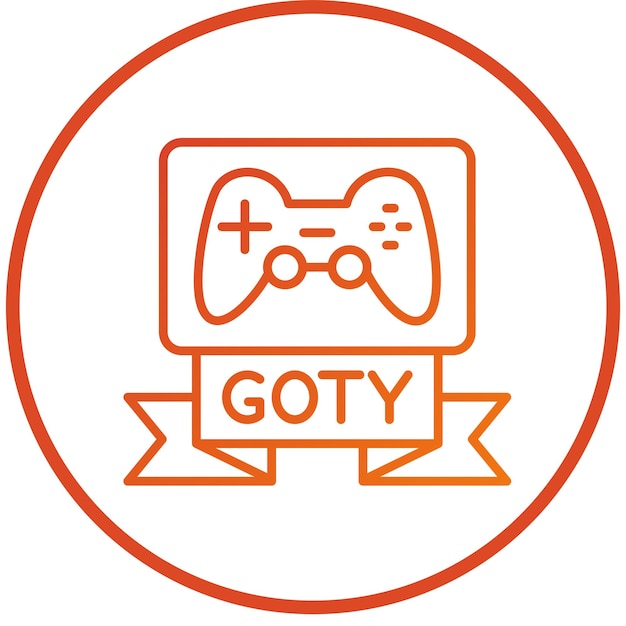 Diseño vectorial Estilo de icono de la edición de Gotty