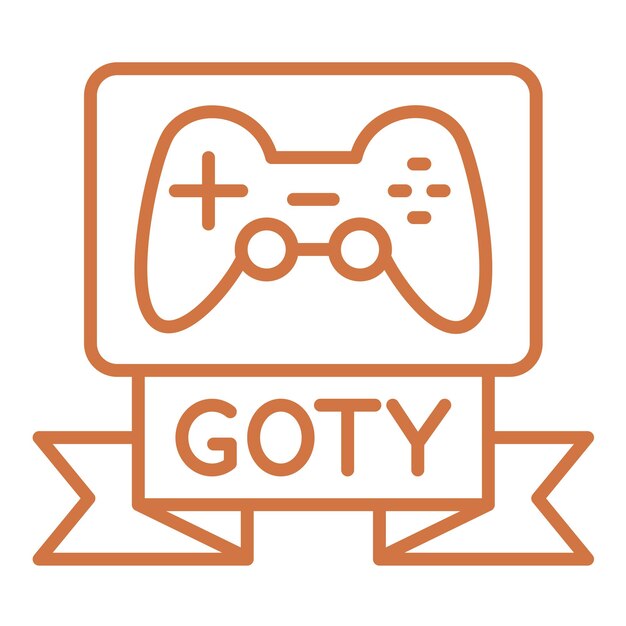 Diseño vectorial Estilo de icono de la edición de Gotty