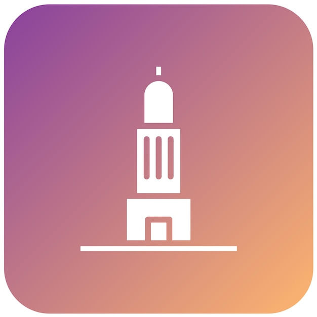 Diseño vectorial Estilo de icono de edificio antiguo