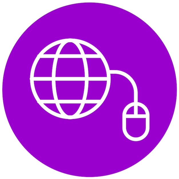 Diseño vectorial Estilo de icono de educación digital