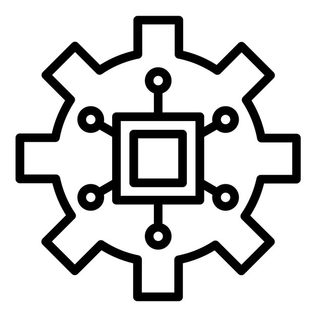 Diseño vectorial Estilo de icono de educación STEM
