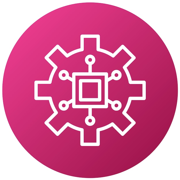 Diseño vectorial Estilo de icono de educación STEM