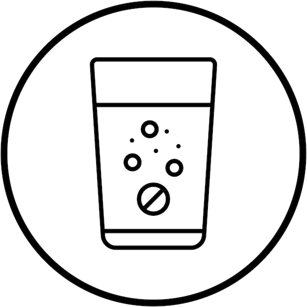 Diseño vectorial Estilo de icono efervescente