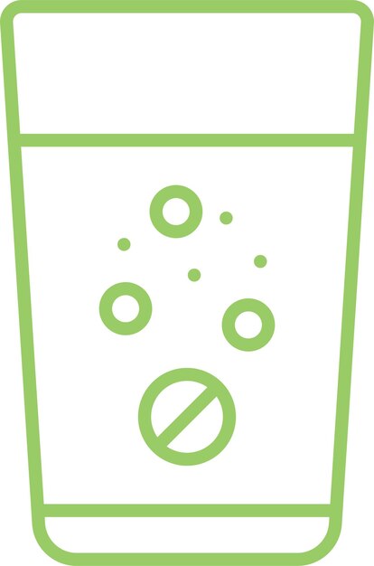Diseño vectorial Estilo de icono efervescente