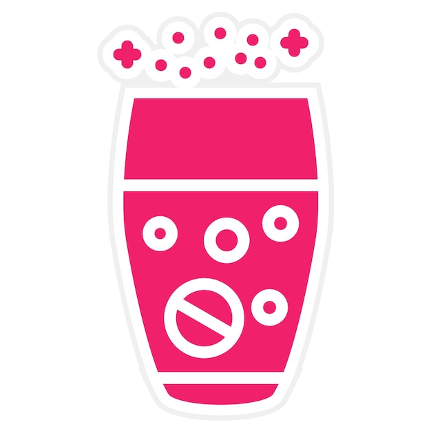 Diseño vectorial Estilo de icono efervescente