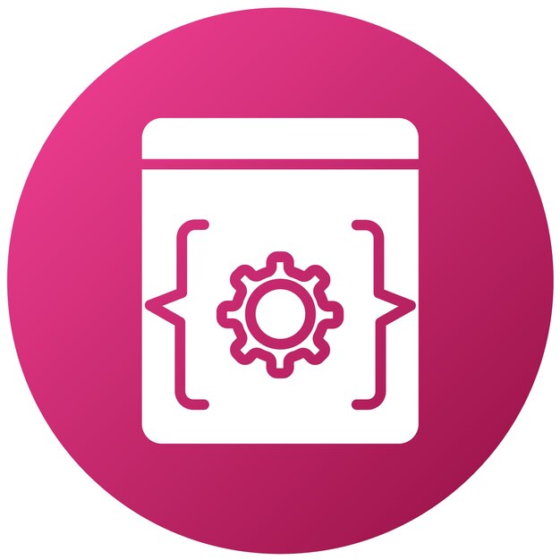 Diseño vectorial Estilo de icono EIDE