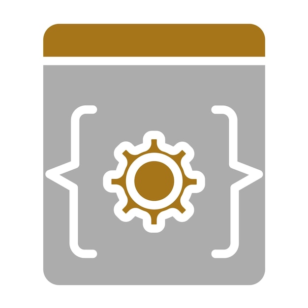 Diseño vectorial Estilo de icono EIDE