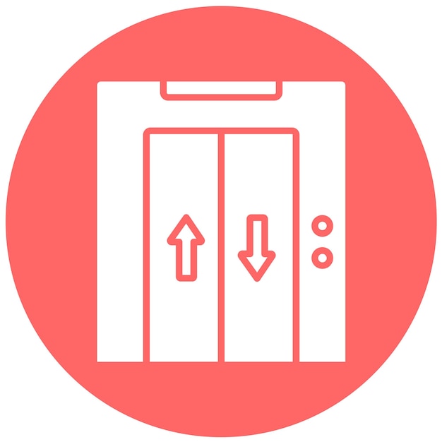 Diseño vectorial Estilo del icono de elevación