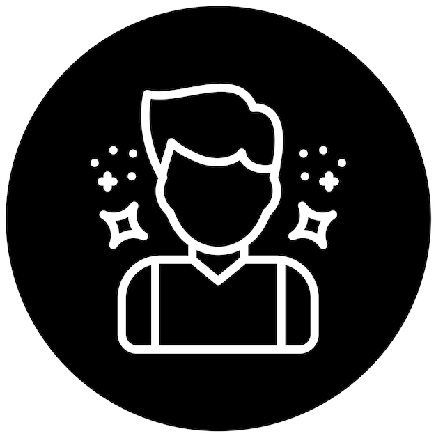 Diseño vectorial Estilo de icono elevado