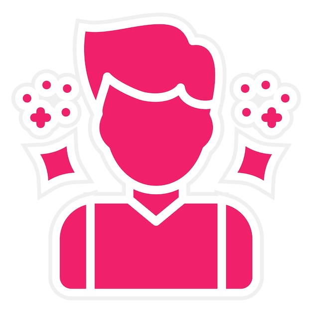Diseño vectorial Estilo de icono elevado
