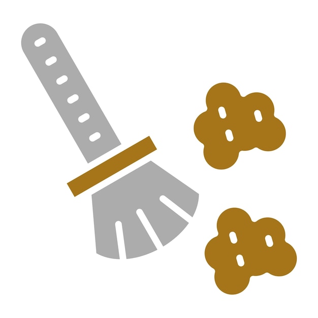 Diseño vectorial Estilo del icono de eliminación de polvo