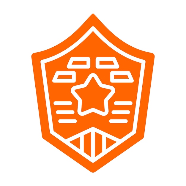 Diseño vectorial Estilo del icono del emblema