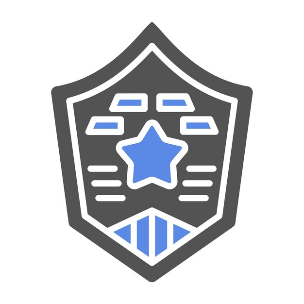 Diseño vectorial Estilo del icono del emblema