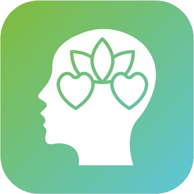 Diseño vectorial Estilo de icono de emoción tranquila
