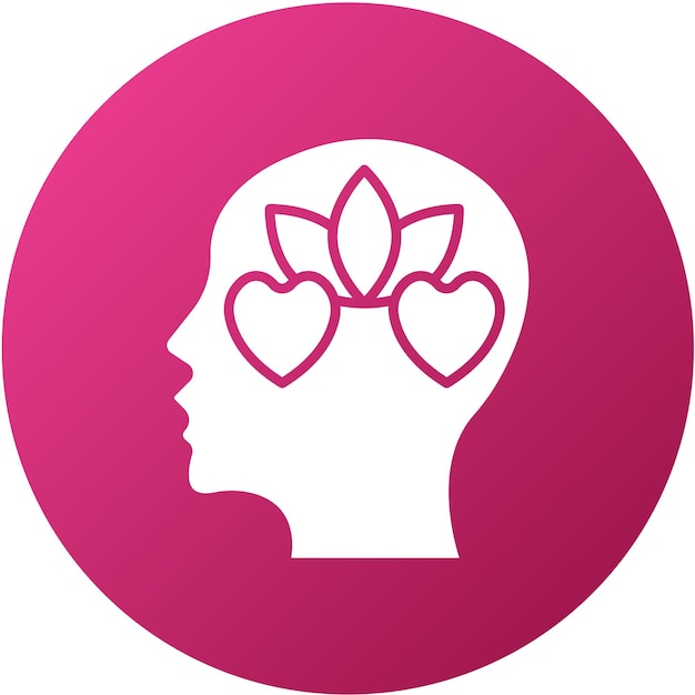 Diseño vectorial Estilo de icono de emoción tranquila