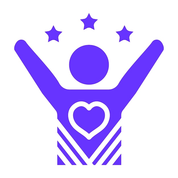 Diseño vectorial Estilo de icono emocionante