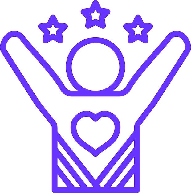 Diseño vectorial Estilo de icono emocionante