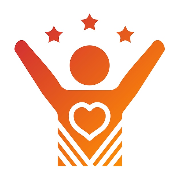 Diseño vectorial Estilo de icono emocionante