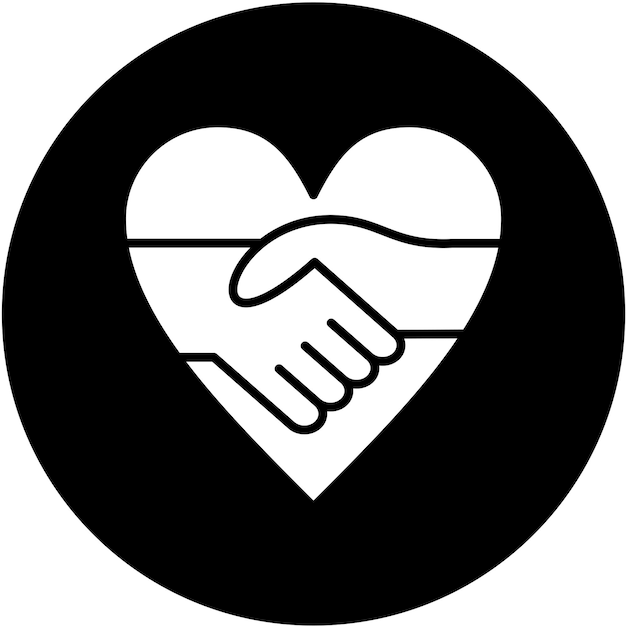 Diseño vectorial Estilo de icono de empatía