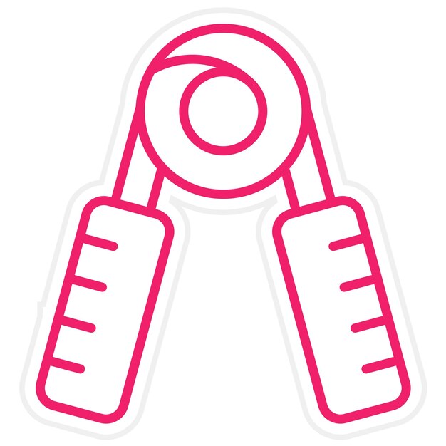 Diseño vectorial Estilo del icono de la empuñadura de la mano
