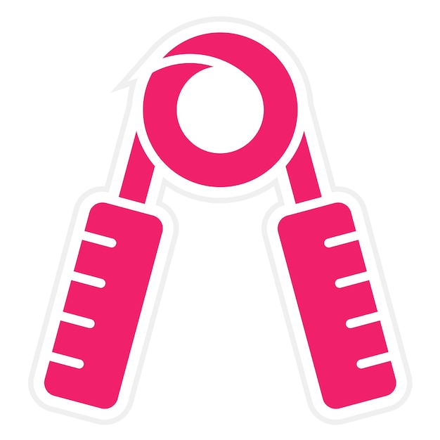 Diseño vectorial Estilo del icono de la empuñadura de la mano