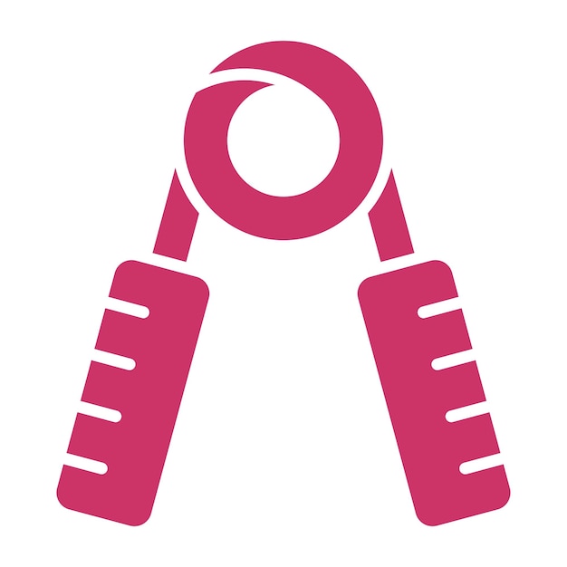 Diseño vectorial Estilo del icono de la empuñadura de la mano