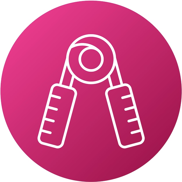 Diseño vectorial Estilo del icono de la empuñadura de la mano