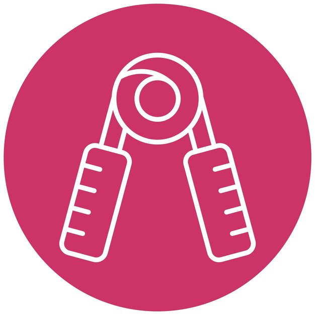 Diseño vectorial Estilo del icono de la empuñadura de la mano