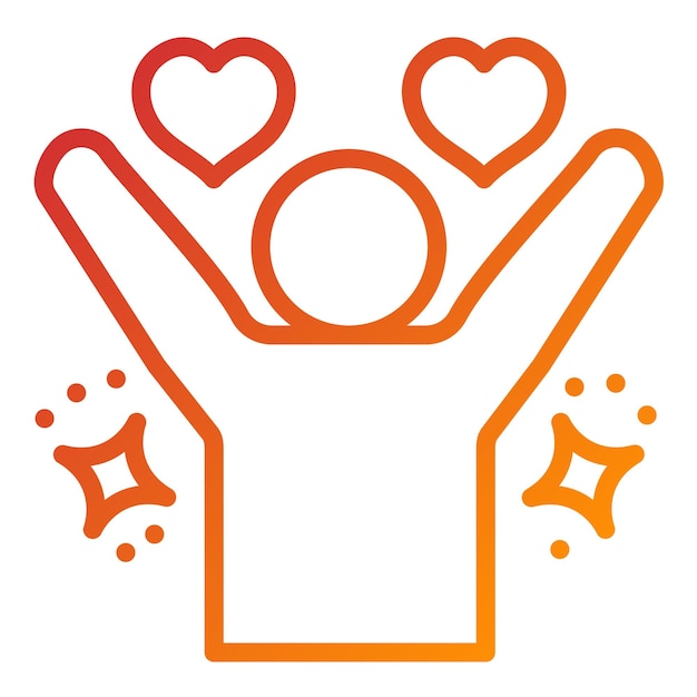 Diseño vectorial Estilo de icono encantador