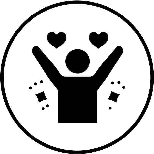 Diseño vectorial Estilo de icono encantador