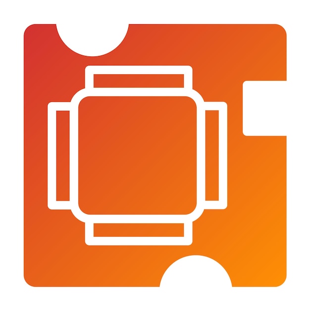 Diseño vectorial estilo de icono de enchufe LGA