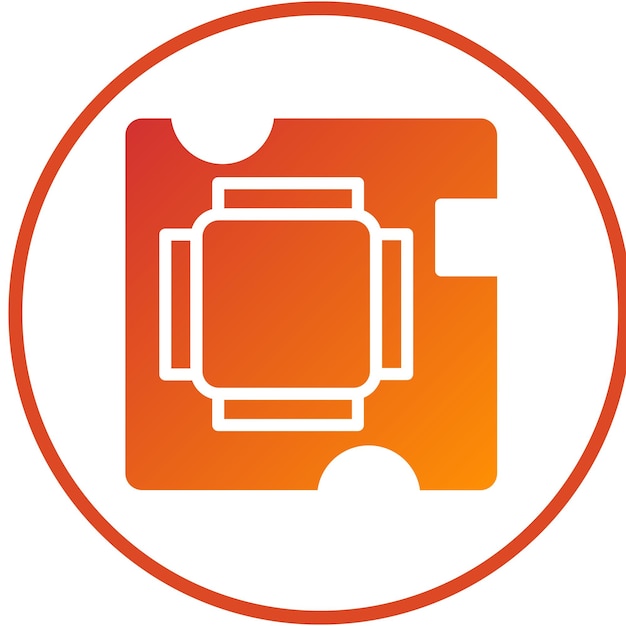 Diseño vectorial estilo de icono de enchufe LGA