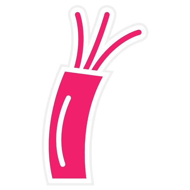 Diseño vectorial de estilo de icono de encogimiento térmico