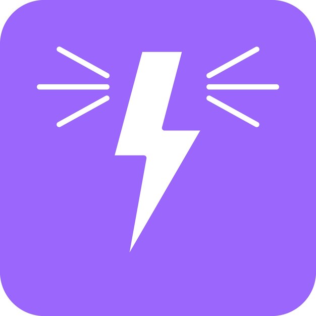 Diseño vectorial Estilo del icono de energía