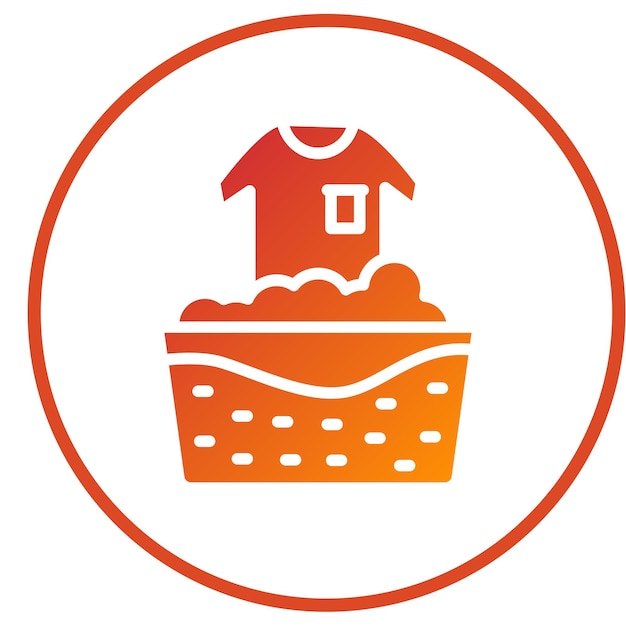 Diseño vectorial Estilo del icono de enjuague