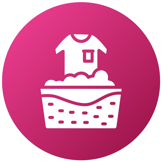 Diseño vectorial Estilo del icono de enjuague