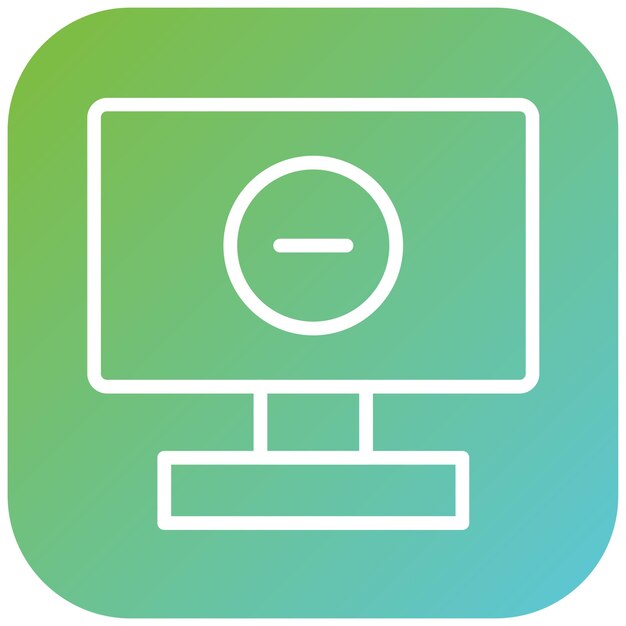 Diseño vectorial Estilo del icono del enlace cibernético