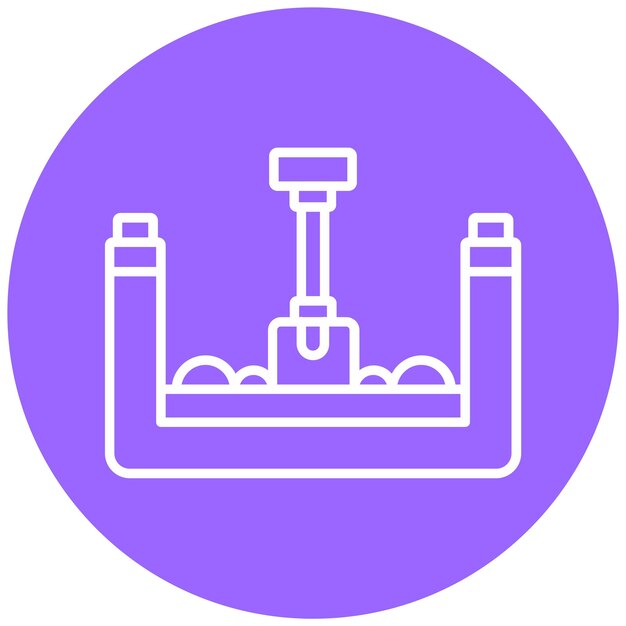 Diseño vectorial Estilo de icono de entierro