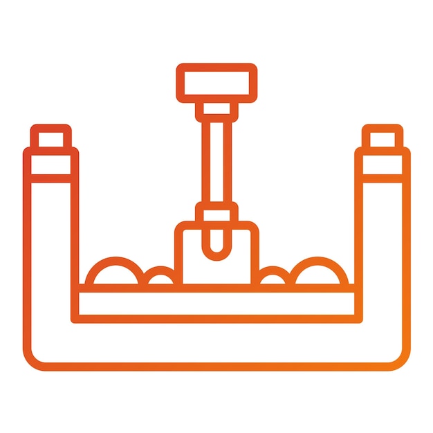 Diseño vectorial Estilo de icono de entierro