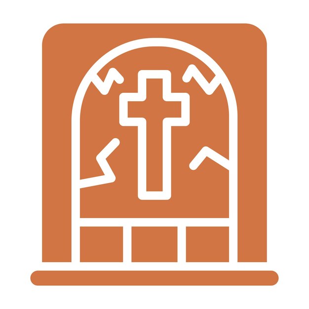 Diseño vectorial Estilo de icono de entierro