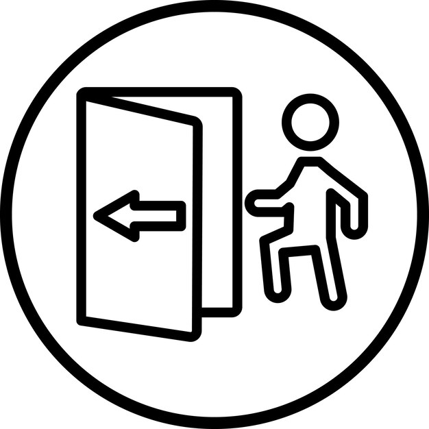 Diseño vectorial Estilo del icono de entrada