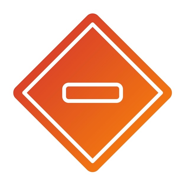 Diseño vectorial sin estilo de icono de entrada