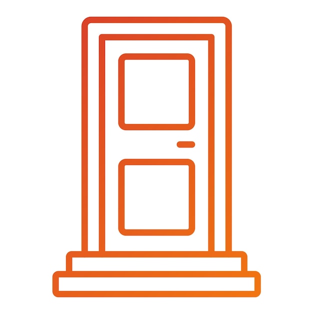 Diseño vectorial Estilo del icono de entrada