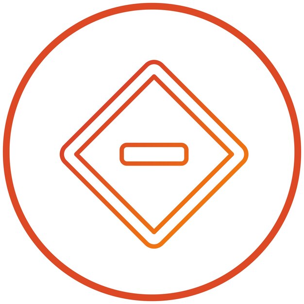 Diseño vectorial sin estilo de icono de entrada