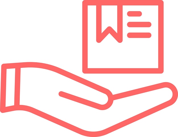 Diseño vectorial Estilo del icono de entrega del producto