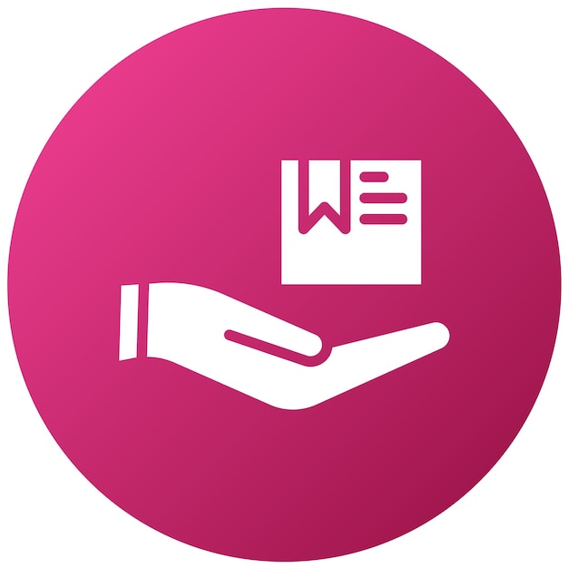 Diseño vectorial Estilo del icono de entrega del producto