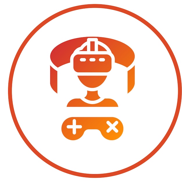 Diseño vectorial Estilo de icono de entretenimiento Metaverse