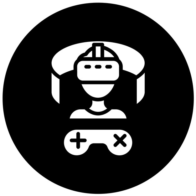 Diseño vectorial Estilo de icono de entretenimiento Metaverse